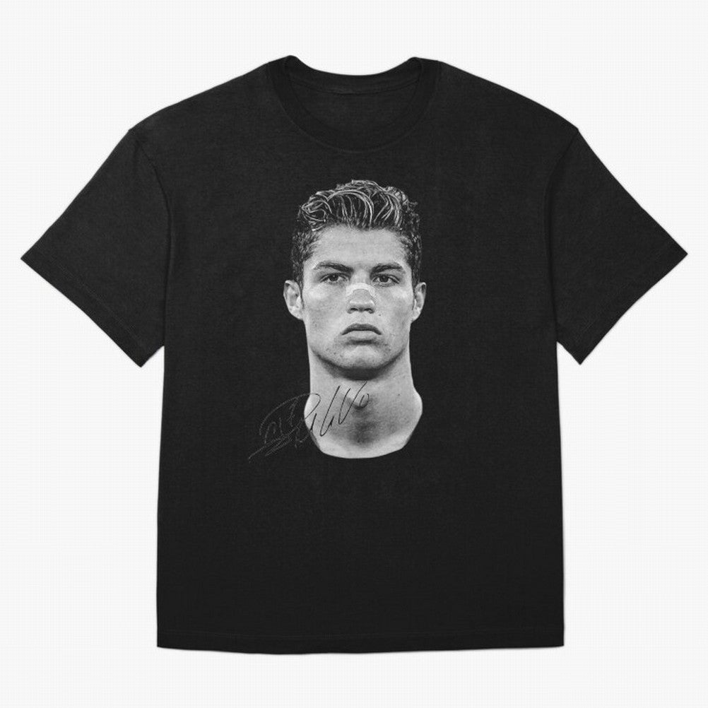 CR7 - Streetwear Clothing | Oversized T-Shirt Bring Supporter Culture to FIFA World Cup 2026 Spirit, Highlighting Spain, Messi and Cristiano Ronaldo, Retro Football Energy, Iconic Rivalries, Trophy Chase Drama and Stadium Atmosphere; Perfect for