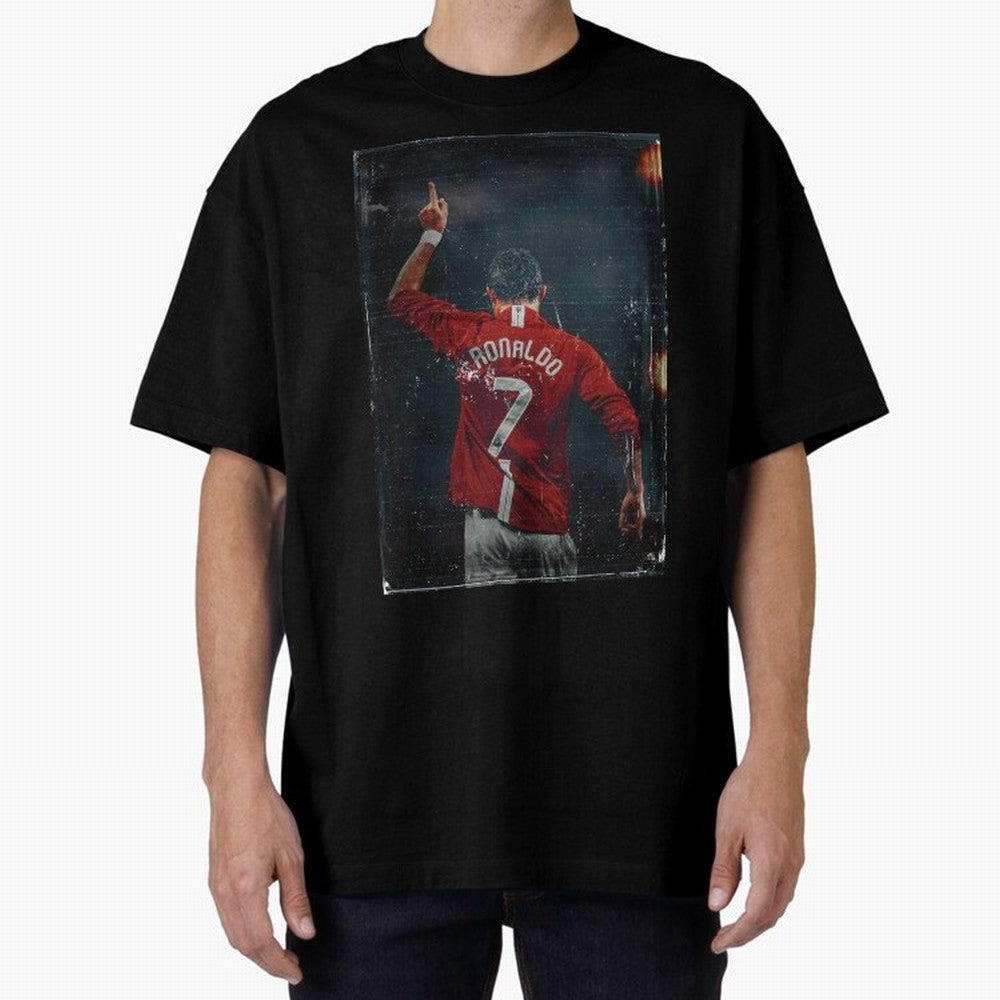 Cristiano Ronaldo Vintage Oversized T-Shirt Feel the Roar of Match Day Hype around FIFA World Cup 2026 Group Stage, Cristiano Ronaldo, Haaland and CR7, Portugal, Soccer Culture, Superstar Moments, National Team Dreams and Competitive Fire; Perfect