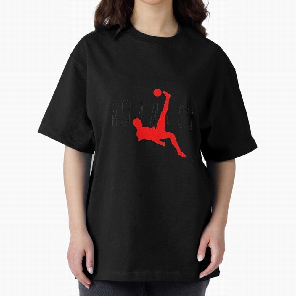 Air Ronaldo Oversized T-Shirt Join Supporters Worldwide for FIFA World Cup 2026 Celebrating Messi, Netherlands Energy, Football History, Final Match Energy, Crowd Noise and Once in a Lifetime Moments; Perfect for Fans, Collectors, Family