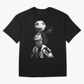 Ronaldinho - black white Oversized T-Shirt Honor the Beautiful Game during Global Football Passion for FIFA World Cup 2026, Filled with CR7 and Messi, Brazil, Portugal and Argentina, Championship Spirit, Famous Goals, Roaring Crowds and