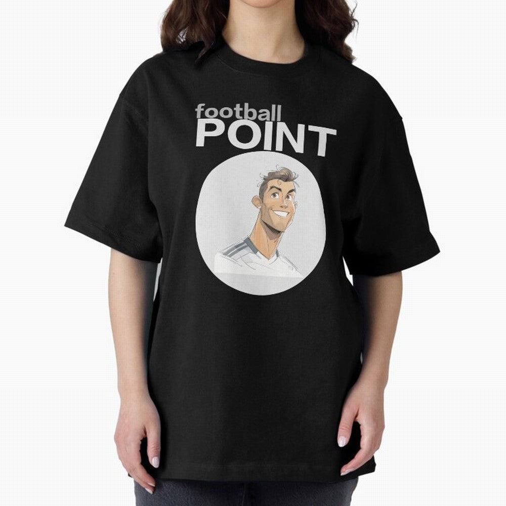 Cristiano Ronaldo POINT Oversized T-Shirt Bring Legendary Rivalry Energy to Match Day Hype around FIFA World Cup 2026 USA Canada Mexico, Messi, England, France and Netherlands, Football Festival Excitement, Trophy Ambitions, Country Rivalries and