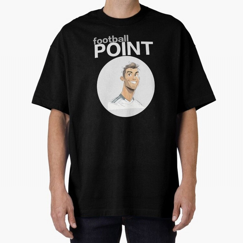 Cristiano Ronaldo POINT Oversized T-Shirt Bring Legendary Rivalry Energy to Match Day Hype around FIFA World Cup 2026 USA Canada Mexico, Messi, England, France and Netherlands, Football Festival Excitement, Trophy Ambitions, Country Rivalries and