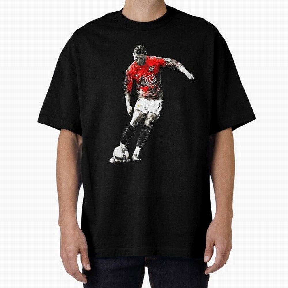 Cristiano Ronaldo Manchester 2008 Oversized T-Shirt Enjoy the FIFA World Cup 2026 Group Stage Journey through Cristiano Ronaldo Highlights, Netherlands Pride, Football Festival Excitement, Trophy Ambitions, Country Rivalries and Star Player Buzz;