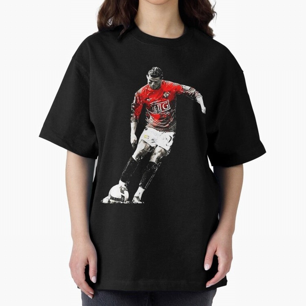 Cristiano Ronaldo Manchester 2008 Oversized T-Shirt Enjoy the FIFA World Cup 2026 Group Stage Journey through Cristiano Ronaldo Highlights, Netherlands Pride, Football Festival Excitement, Trophy Ambitions, Country Rivalries and Star Player Buzz;