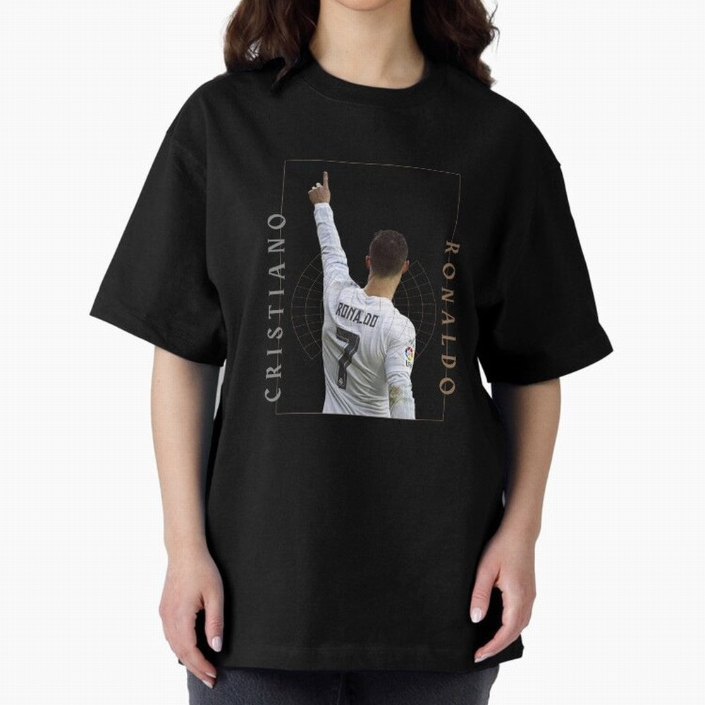 Cristiano Ronaldo CR7 Best Seller Oversized T-Shirt Celebrate the FIFA World Cup 2026 Group Stage Journey through CR7 and Messi Highlights, France and Portugal Pride, Goal Celebration Energy, Supporter Heritage, Football Icons and Worldwide