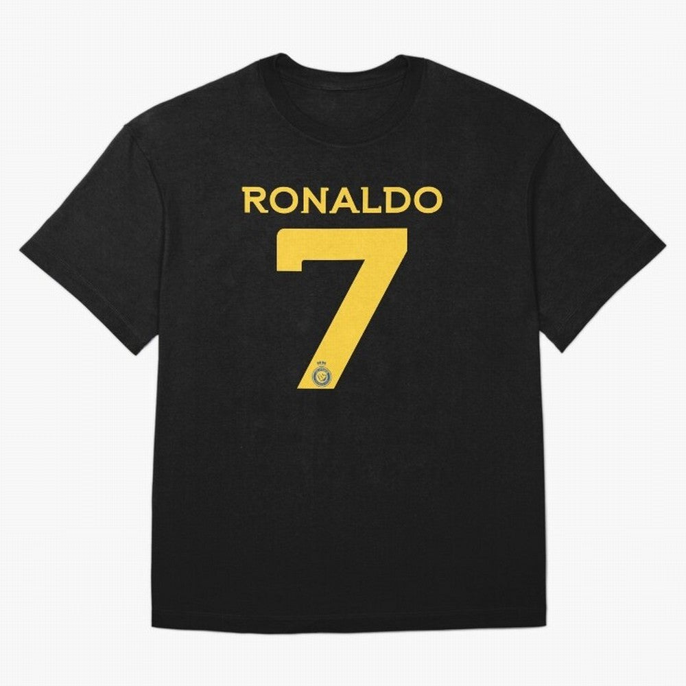 Ronaldo 7 Al-Nassr Football Club - Oversized T-Shirt Stand with Global Football Passion for FIFA World Cup 2026, Inspired by Messi, Neymar and Mbappe, Argentina and Brazil, Champion Mindset, Group Stage Buzz, Knockout Tension and Passionate Fan