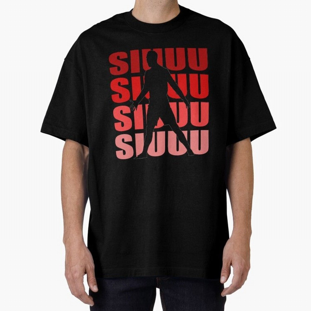 cristiano ronaldo siuuu Oversized T-Shirt Celebrate Classic Football Spirit in FIFA World Cup 2026 USA Canada Mexico Spirit, Made for Brazil, Portugal and Argentina, Cristiano Ronaldo, Haaland and CR7, Worldwide Fan Energy, Dramatic Goals, Stadium