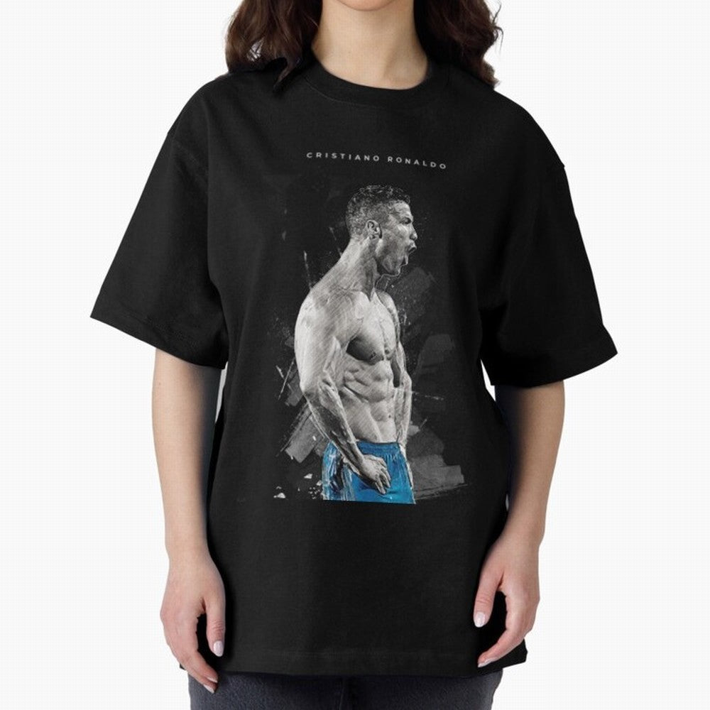 Cristiano Ronaldo Cristiano Ronaldo Oversized T-Shirt Experience FIFA World Cup 2026 Spirit, Built around Argentina, Messi, Stadium Chants, National Pride, Trophy Dreams and Unforgettable Football Memories; Ideal for Fans Who Follow Messi,