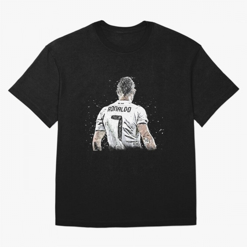 Cristiano ronaldo back Oversized T-Shirt Follow Every Goal of FIFA World Cup 2026 USA Canada Mexico for Fans of Neymar and Spain, Bringing Retro Football Energy, Iconic Rivalries, Trophy Chase Drama and Stadium Atmosphere; Great for Watch Parties,