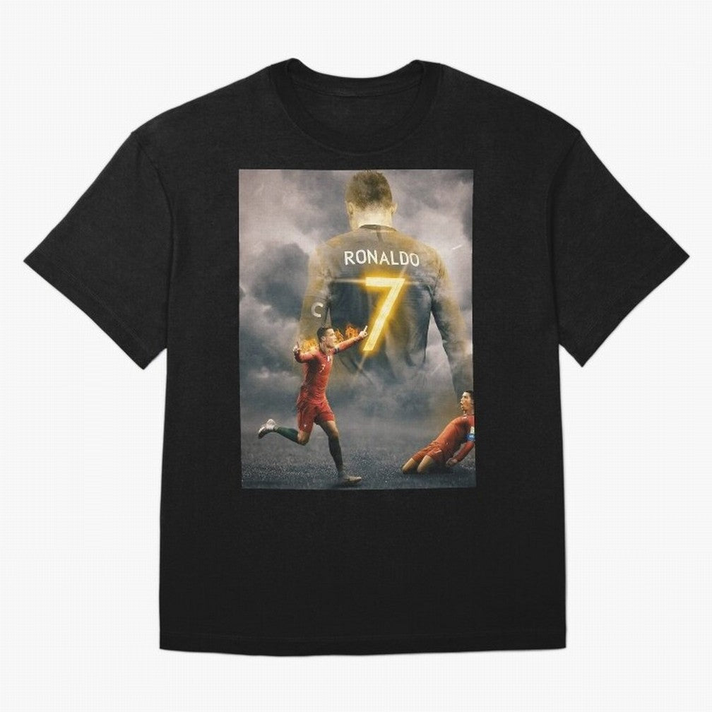 Aesthetic ronaldo poster Oversized T-Shirt Fuel Your Fan Pride for FIFA World Cup 2026 Spirit, Featuring Portugal, Haaland and Mbappe, Supporter Pride, Iconic Celebrations, Legendary Names and Global Match Day Energy; Made for Collectors Who Enjoy