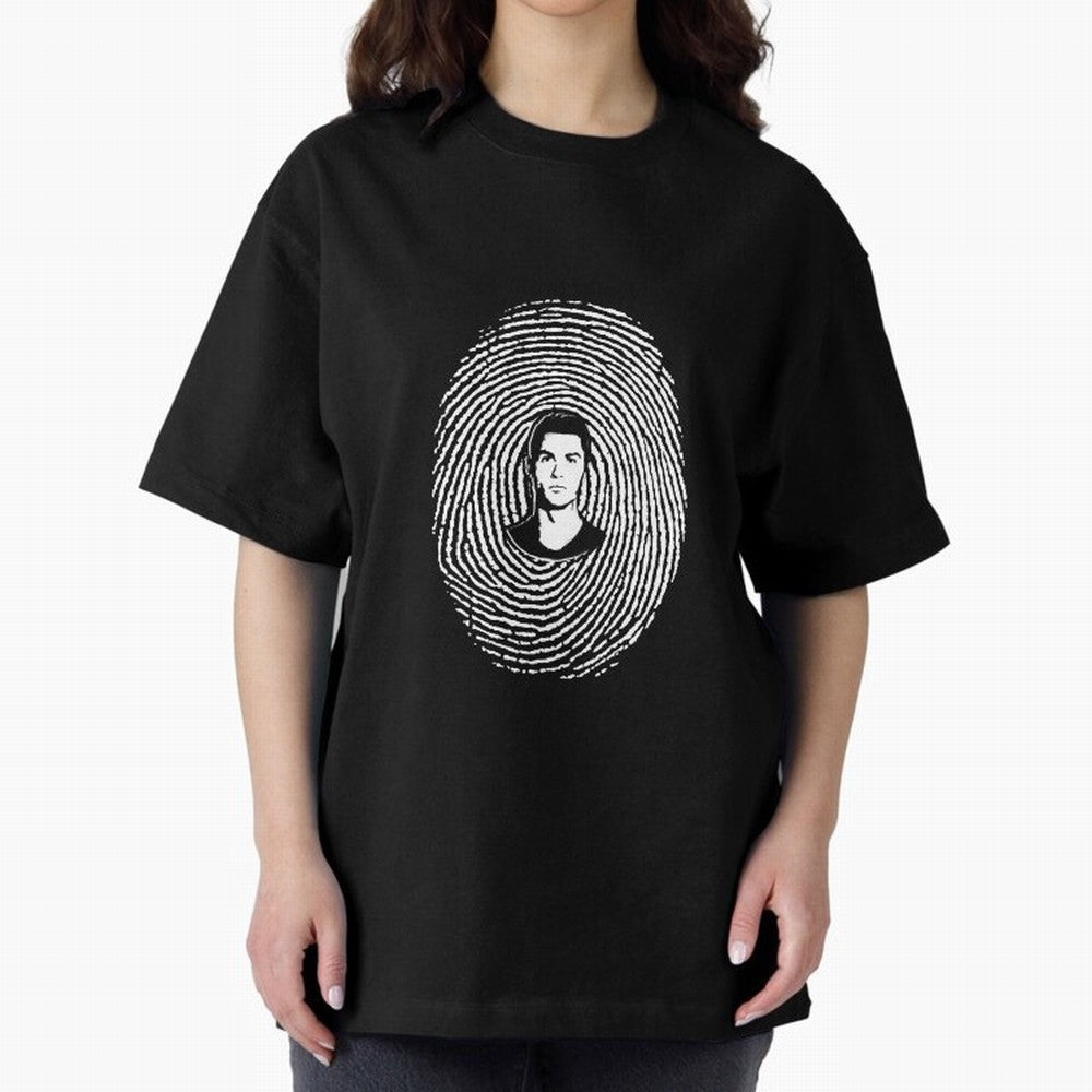 Cristiano Ronaldo fingerprint Oversized T-Shirt Bring Match Day Fire to Match Day Hype around FIFA World Cup 2026 USA Canada Mexico, Cristiano Ronaldo, France and Portugal, Football Festival Excitement, Trophy Ambitions, Country Rivalries and Star