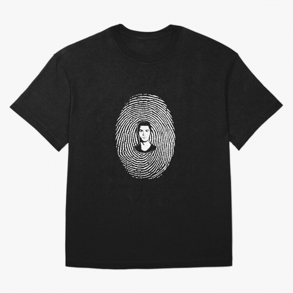 Cristiano Ronaldo fingerprint Oversized T-Shirt Bring Match Day Fire to Match Day Hype around FIFA World Cup 2026 USA Canada Mexico, Cristiano Ronaldo, France and Portugal, Football Festival Excitement, Trophy Ambitions, Country Rivalries and Star