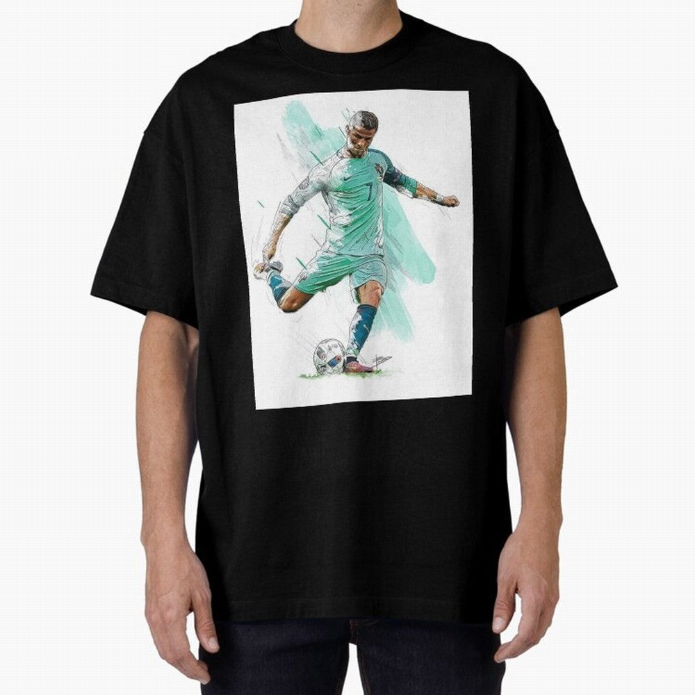 Cristiano ronaldo 7 Oversized T-Shirt Bring Champion Energy into FIFA World Cup 2026 USA Canada Mexico Highlighting Messi, CR7 and Mbappe, Argentina and Brazil Energy, Fan Favorite Moments, National Team Passion, Big Match Drama and Soccer History;