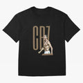 Best Seller - CR7 - Cristiano Ronaldo Merchandise Oversized T-Shirt Celebrate Global Football Passion for FIFA World Cup 2026, Connected to Messi, CR7 and Mbappe, England, Vintage Soccer Flavor, Modern Football Stars, National Flags and Final Night