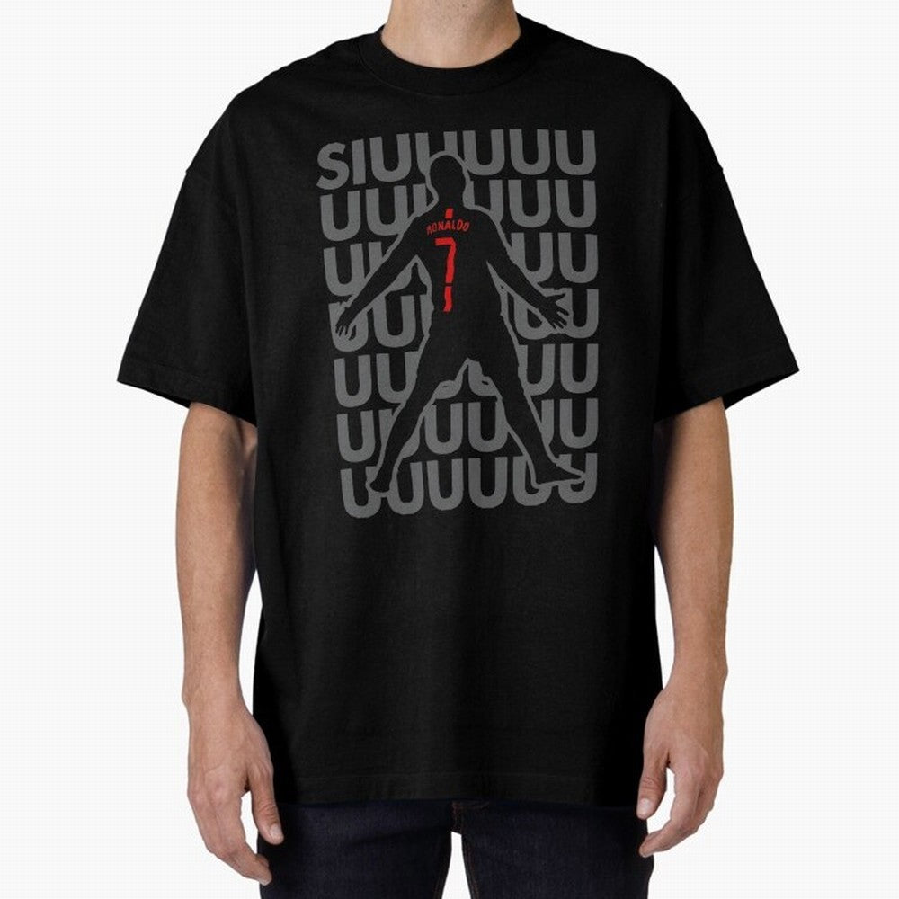 Cristiano Ronaldo 7 Classic Oversized T-Shirt Keep the Match Day Mood of Global Football Passion for FIFA World Cup 2026 Group Stage, with Neymar, Haaland and Cristiano Ronaldo, England and Germany, Game Day Rituals, Football Legends, Country Pride