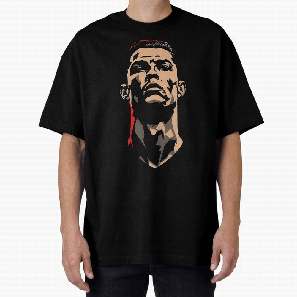 Cristiano Ronaldo CR7 Oversized T-Shirt Stand with Match Day Hype around FIFA World Cup 2026, Messi, Portugal, Spain and Germany, Stadium Memories, Football Loyalty, International Chants and Championship Tradition; Created for Match Day Parties,