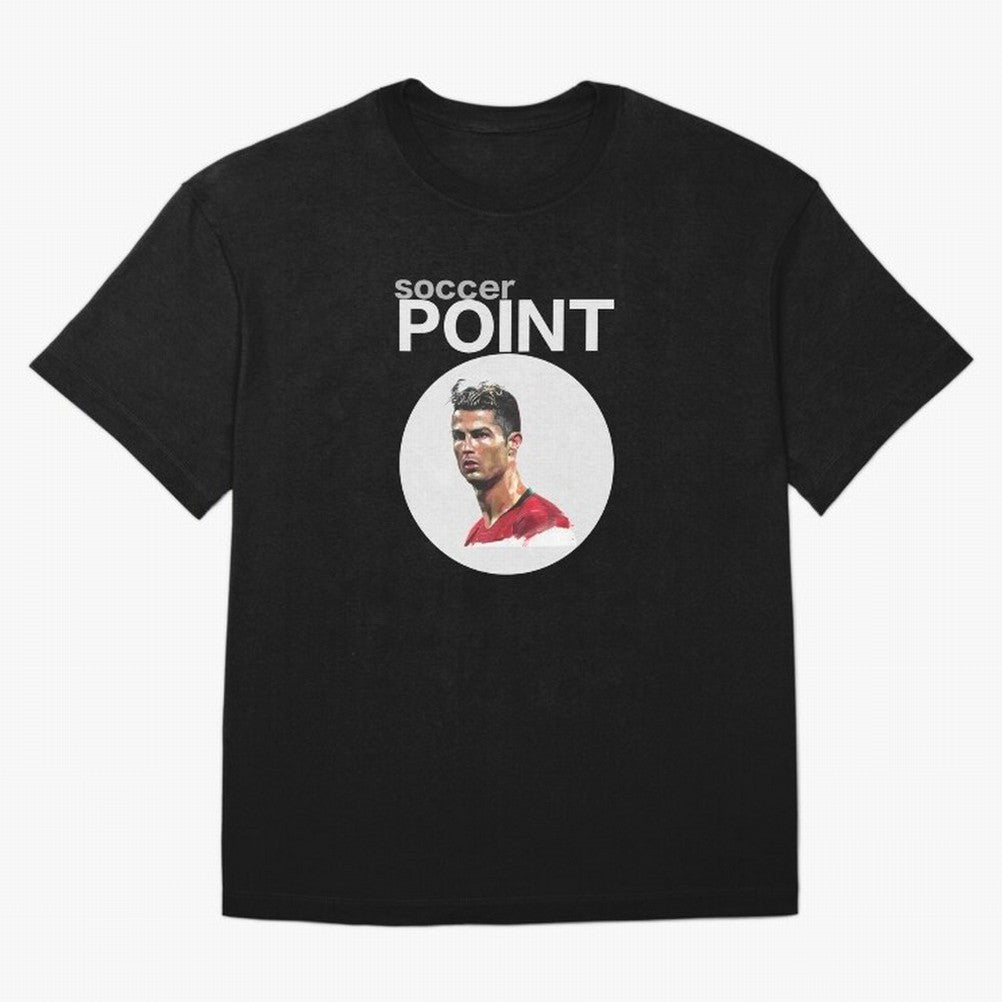 soccer POINT Oversized T-Shirt Show Passion for the Stars of FIFA World Cup 2026 Featuring Cristiano Ronaldo, Netherlands Energy, Game Day Rituals, Football Legends, Country Pride and the Road to the Final; Ideal for Football Dads, Football Moms,