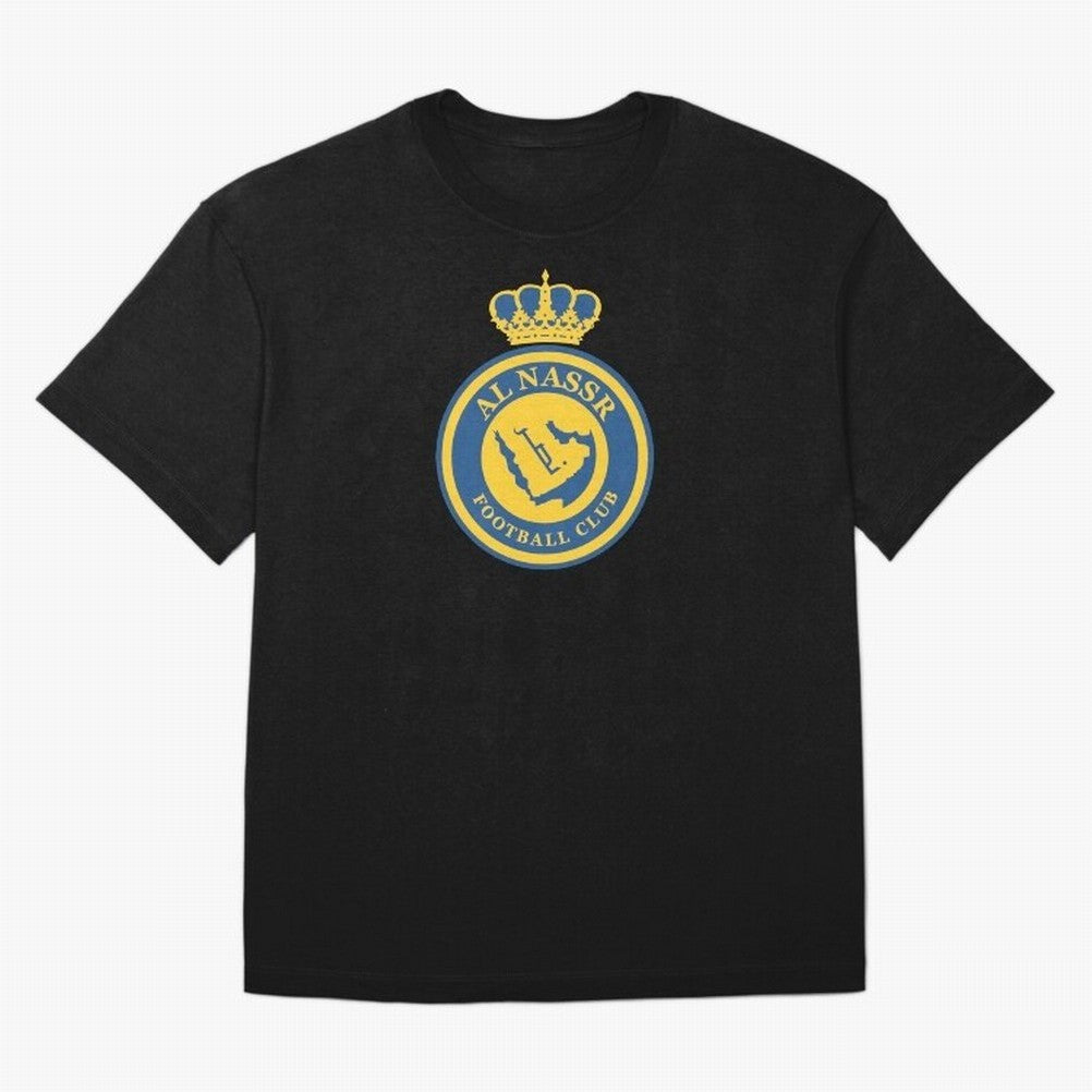 Al-Nassr Football Club - Oversized T-Shirt Stand with FIFA World Cup 2026 USA Canada Mexico Centered on CR7, France Energy, Tournament Hype, Historic Matchups, Family Viewing Parties and Global Sports Pride; Perfect for Fans, Collectors, Family