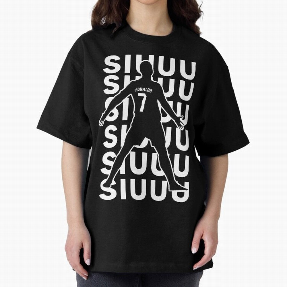 siuuu ronaldo Cristiano CR7 memes MUFC Oversized T-Shirt Back the Journey through FIFA World Cup 2026 USA Canada Mexico Made for Cristiano Ronaldo, Haaland and CR7, France Energy, Classic Soccer Heritage, Championship Pressure, Fan Loyalty and