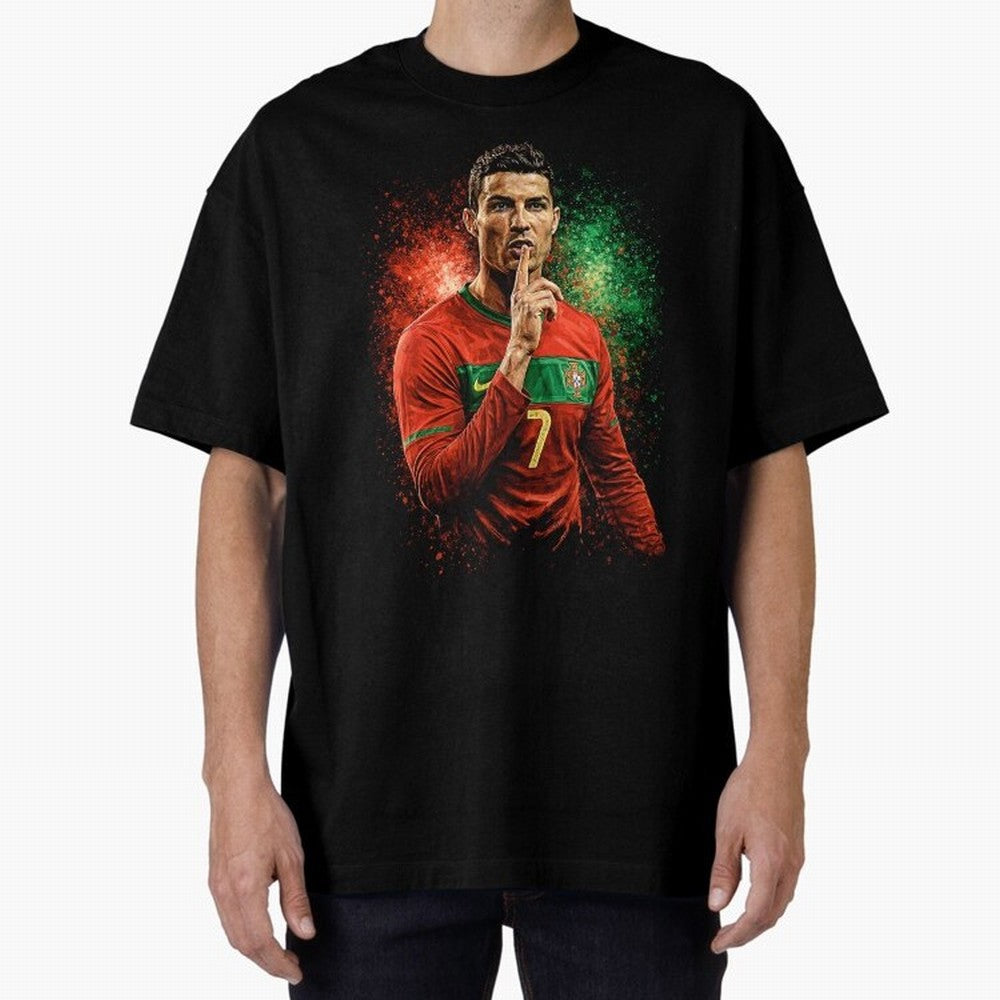 Cristiano Ronaldo Football Legend Oversized T-Shirt Treasure the FIFA World Cup 2026 Group Stage Journey through CR7 Highlights, England Pride, Football History, Final Match Energy, Crowd Noise and Once in a Lifetime Moments; Ideal for Passionate