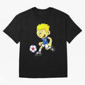 Football is a matter of life and death, I'm like Cristiano Ronaldo Oversized T-Shirt Honor the Beautiful Game during Global Football Passion for FIFA World Cup 2026, Filled with CR7 and Messi, Brazil, Portugal and Argentina, Championship Spirit,