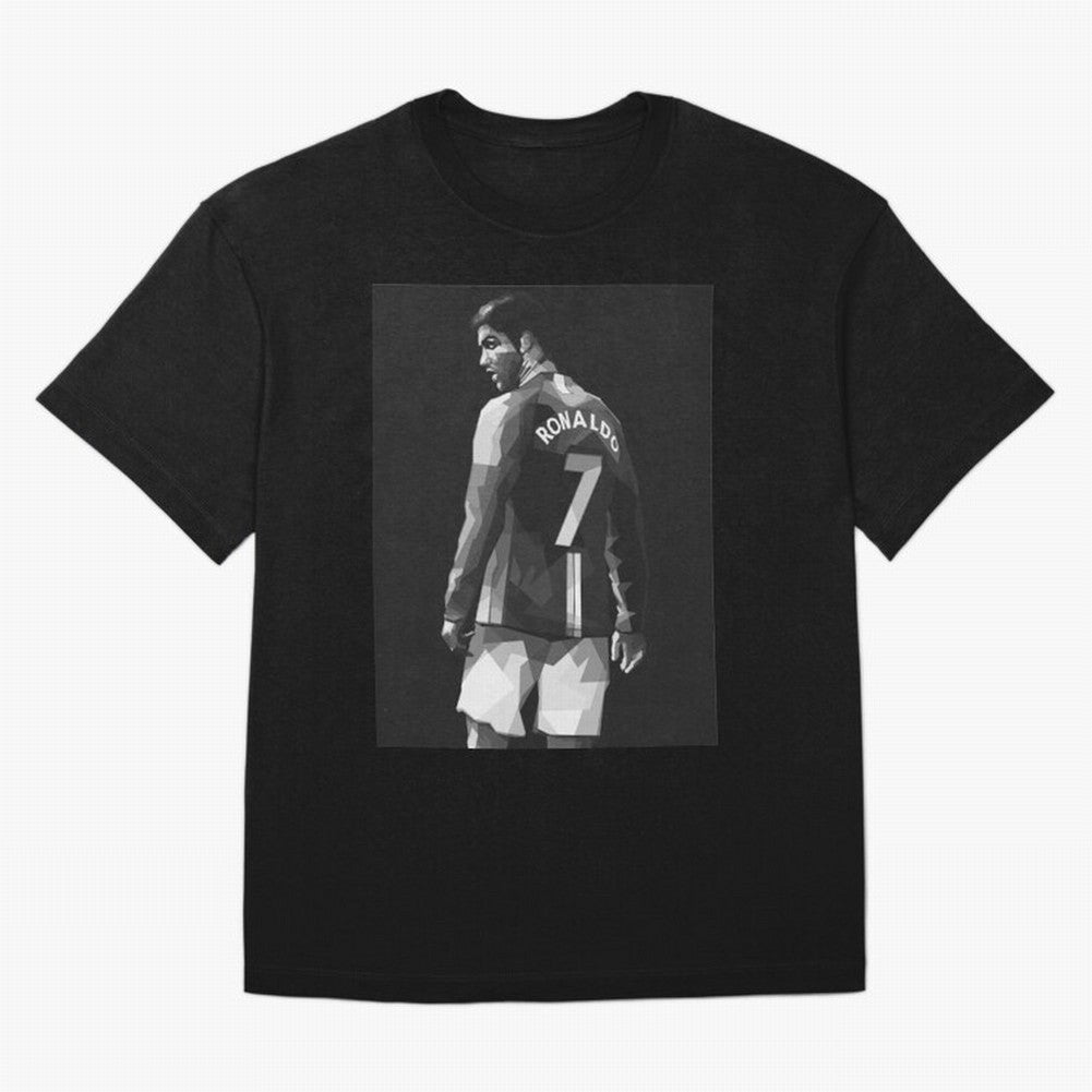 Cristiano Ronaldo Cristiano Ronaldo Oversized T-Shirt Bring FIFA World Cup 2026 Group Stage Spirit, with Germany, Neymar, Retro Football Energy, Iconic Rivalries, Trophy Chase Drama and Stadium Atmosphere; Great for Supporters Who Love Legendary