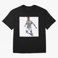 Cristiano Ronaldo art design. Cristiano Ronaldo sketch art Oversized T-Shirt Bring Home FIFA World Cup 2026 Group Stage Spirit, Made for Brazil, Cristiano Ronaldo, Haaland and CR7, Tournament Hype, Historic Matchups, Family Viewing Parties and