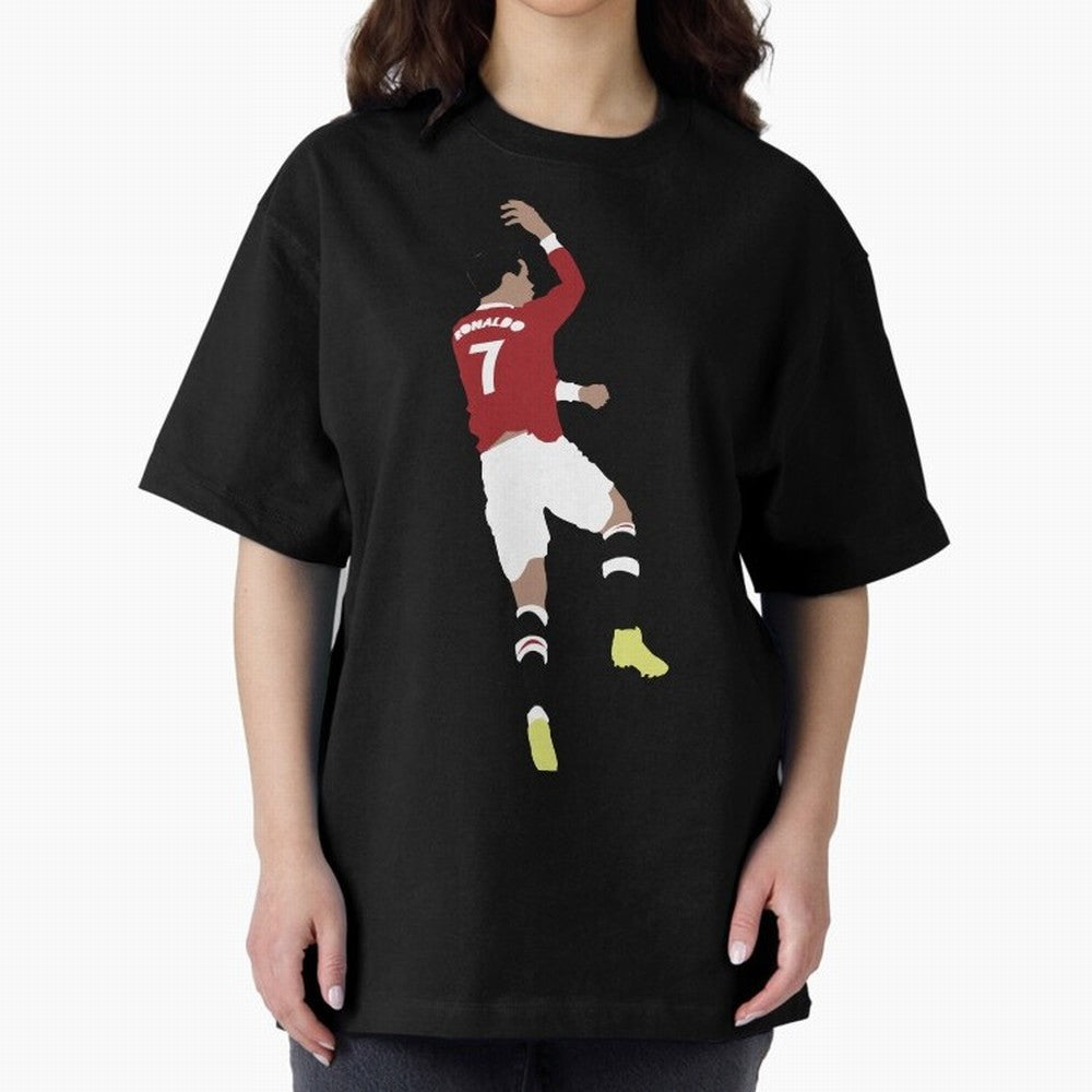 Cristiano Ronaldo Suuii - Design Oversized T-Shirt Feel the Heartbeat of FIFA World Cup 2026 Capturing Messi, Neymar and Mbappe, Germany Energy, Classic Soccer Heritage, Championship Pressure, Fan Loyalty and International Pride; Ideal for Fans Who