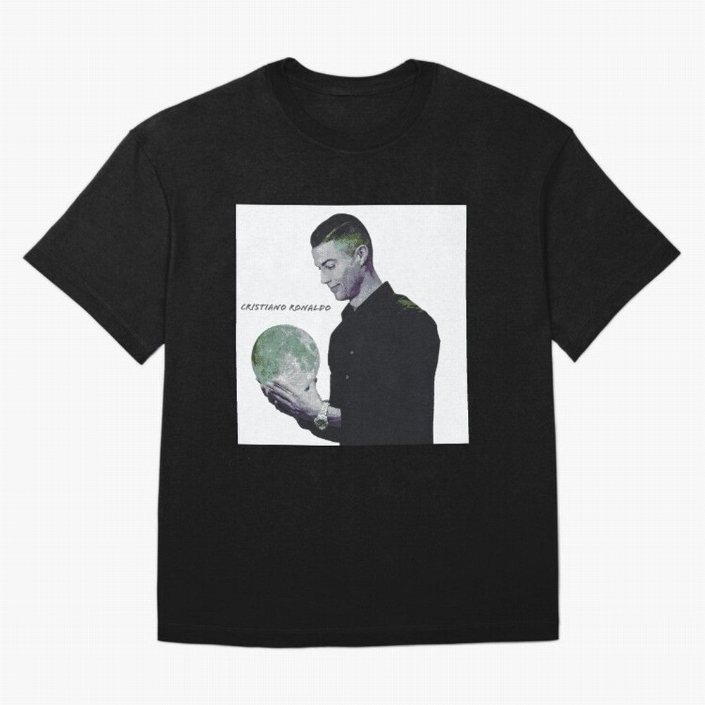 Cristiano Ronaldo art illustration. Cristiano Ronaldo sketch art Oversized T-Shirt Cheer for Global Football Passion for FIFA World Cup 2026 Group Stage, Driven by Haaland, Brazil, Portugal and Argentina, Championship Spirit, Famous Goals, Roaring
