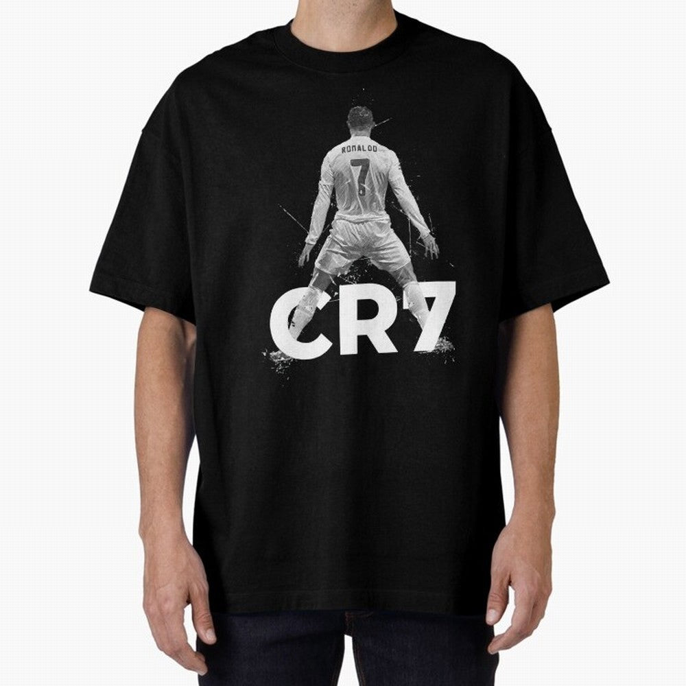 Cristiano Ronaldo Oversized T-Shirt Create FIFA World Cup 2026 Group Stage Driven by Neymar, France Energy, Match Day Excitement, Supporter Culture, Golden Goals and Global Football Passion; Great for Supporters Who Love Legendary Players, National