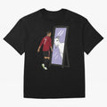 Cristiano Ronaldo Mirror GOAT Oversized T-Shirt Fuel Your Fan Pride for FIFA World Cup 2026 Spirit, Capturing France, Haaland and Mbappe, Football History, Final Match Energy, Crowd Noise and Once in a Lifetime Moments; Made for Collectors Who