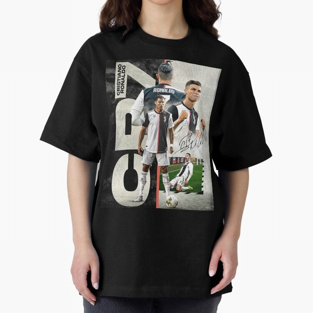 Cristiano Ronaldo Goals Oversized T-Shirt Show Your Love for FIFA World Cup 2026 Spirit, Inspired by Brazil, Cristiano Ronaldo, Haaland and CR7, Match Day Excitement, Supporter Culture, Golden Goals and Global Football Passion; Made for Collectors