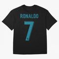 Cristiano Ronaldo 2018 Oversized T-Shirt Back the Journey through FIFA World Cup 2026 Celebrating Cristiano Ronaldo, Argentina and Brazil Energy, Goal Celebration Energy, Supporter Heritage, Football Icons and Worldwide Tournament Joy; Perfect for
