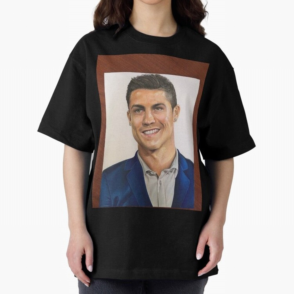 cristiano ronaldo Oversized T-Shirt Bring World Football Passion into FIFA World Cup 2026 for Fans of CR7 and Messi and Portugal, Bringing Goal Celebration Energy, Supporter Heritage, Football Icons and Worldwide Tournament Joy; Made for Die Hard