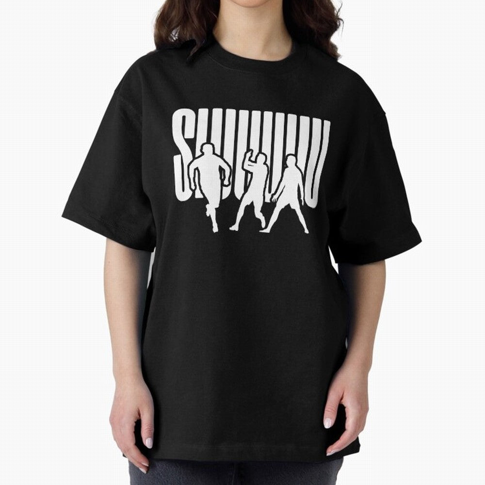 Siuuu Cristiano ronaldo suiii Oversized T-Shirt Build Global Football Passion for FIFA World Cup 2026 USA Canada Mexico, Inspired by Haaland and Mbappe, France and Portugal, Football Festival Excitement, Trophy Ambitions, Country Rivalries and Star