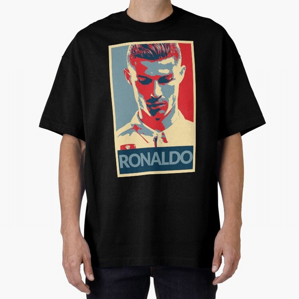 Cristiano Ronaldo Oversized T-Shirt Represent FIFA World Cup 2026 USA Canada Mexico Featuring Neymar, Haaland and Cristiano Ronaldo, France and Portugal Energy, Fan Favorite Moments, National Team Passion, Big Match Drama and Soccer History; Built