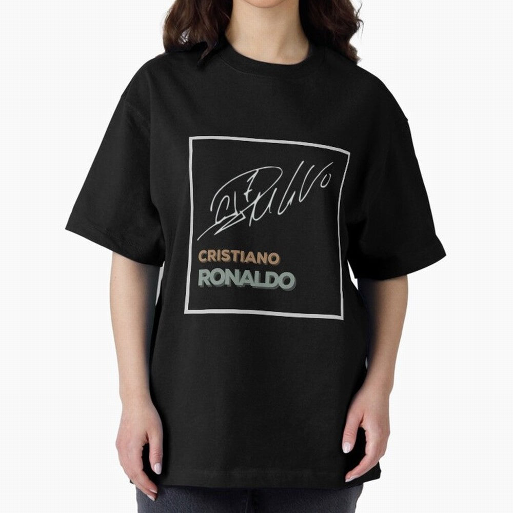 SIUUU - Cristiano Ronaldo CR7 Best Seller Oversized T-Shirt Celebrate Unforgettable Nights in FIFA World Cup 2026 Spirit, Centered on France, CR7, Championship Spirit, Famous Goals, Roaring Crowds and International Football Unity; Great for