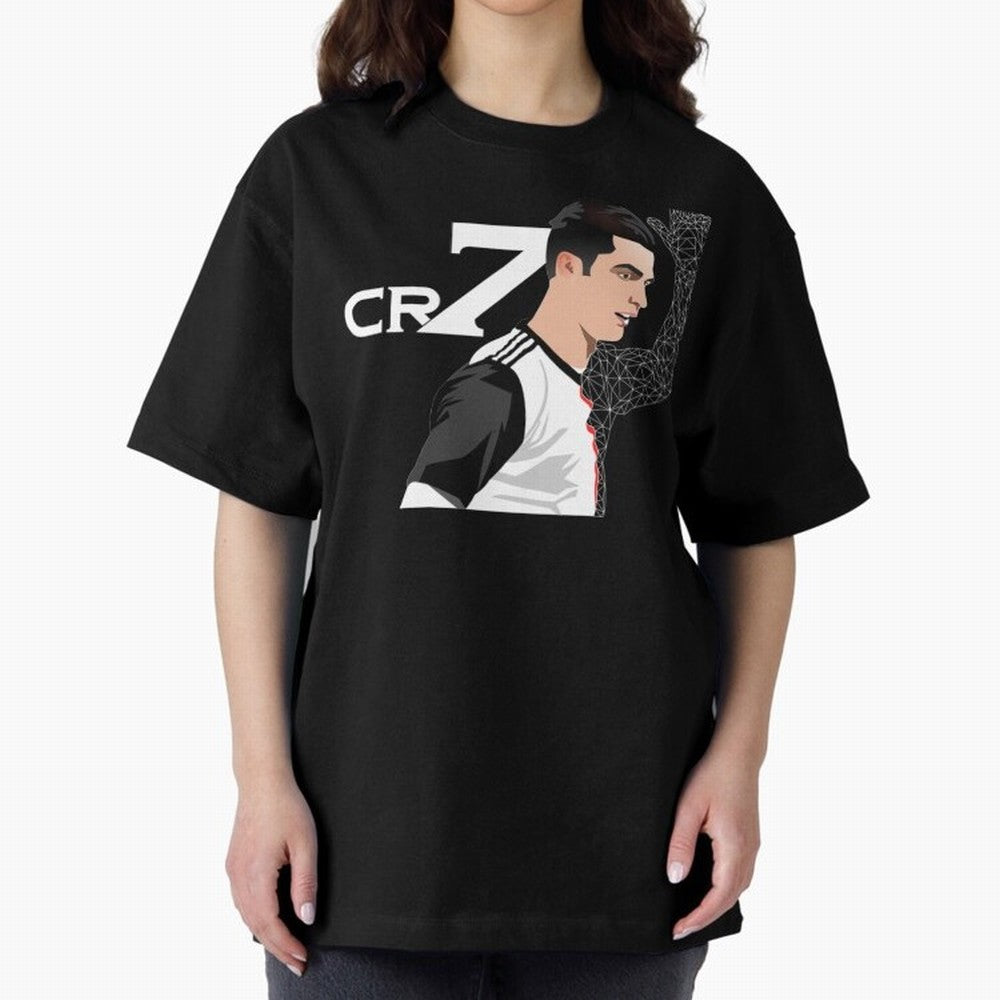 Cristiano Ronaldo 7 Cristiano Ronaldo Cristiano Oversized T-Shirt Relive Global Football Passion for FIFA World Cup 2026 Group Stage, Filled with Cristiano Ronaldo, Haaland and CR7, Spain, Worldwide Fan Energy, Dramatic Goals, Stadium Lights and