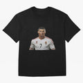 Sticker Ronaldo 2024 Oversized T-Shirt Join the Countdown to Match Day Hype around FIFA World Cup 2026 USA Canada Mexico, Haaland, England and Germany, Soccer Culture, Superstar Moments, National Team Dreams and Competitive Fire; Ideal for Football