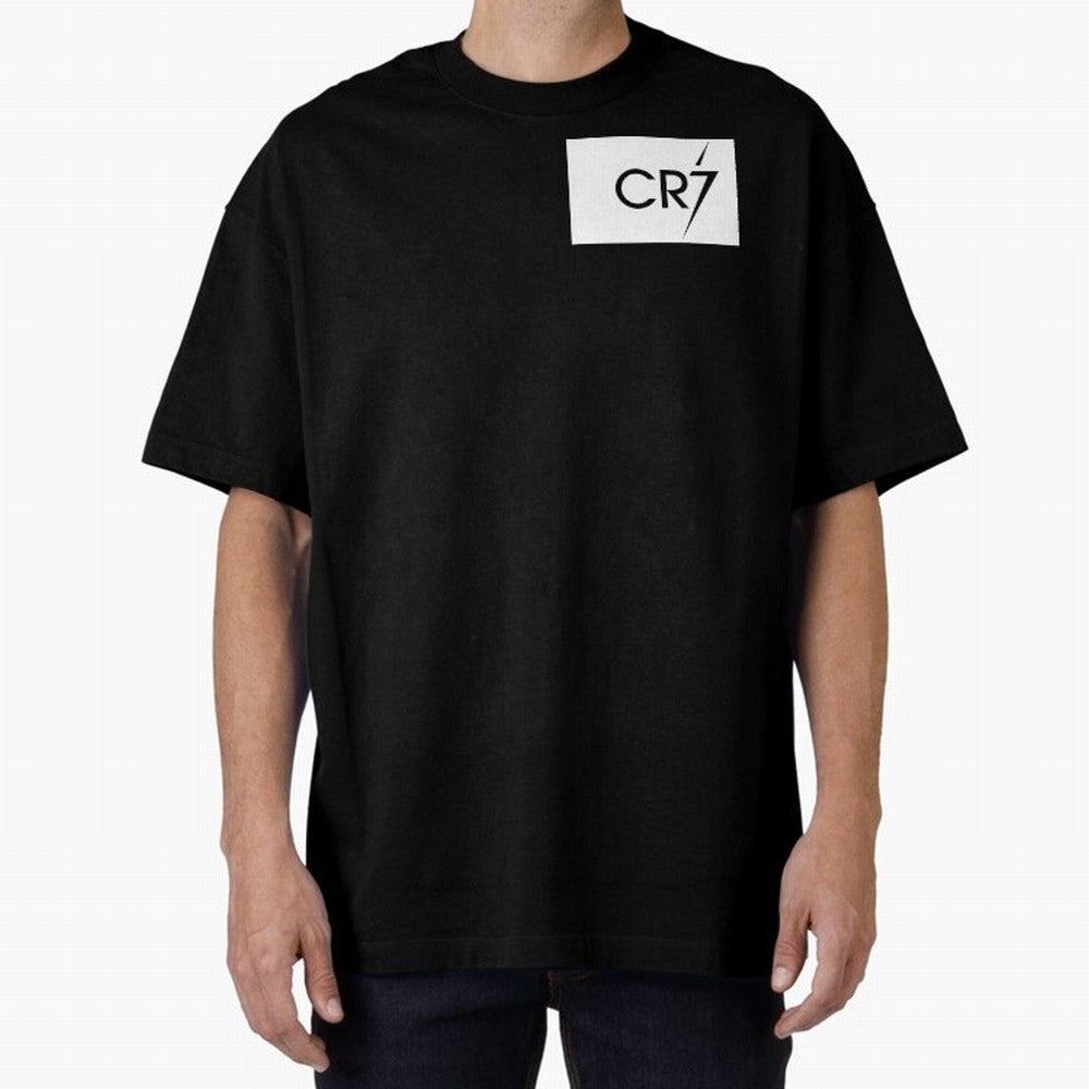 CR7 White Oversized T-Shirt Carry National Pride through FIFA World Cup 2026 USA Canada Mexico Capturing Mbappe and Neymar, Spain Energy, Retro Football Energy, Iconic Rivalries, Trophy Chase Drama and Stadium Atmosphere; Made for Die Hard