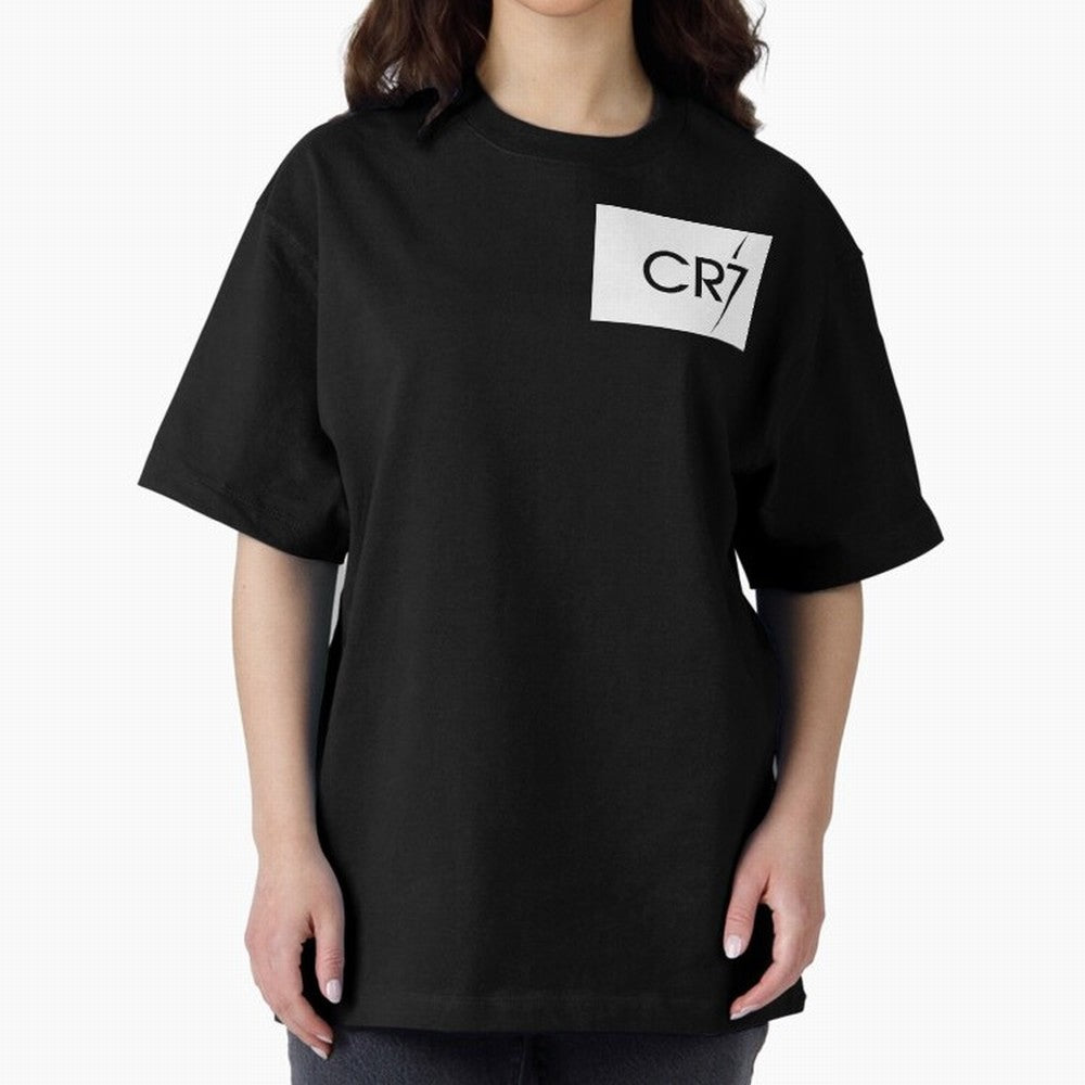 CR7 White Oversized T-Shirt Carry National Pride through FIFA World Cup 2026 USA Canada Mexico Capturing Mbappe and Neymar, Spain Energy, Retro Football Energy, Iconic Rivalries, Trophy Chase Drama and Stadium Atmosphere; Made for Die Hard