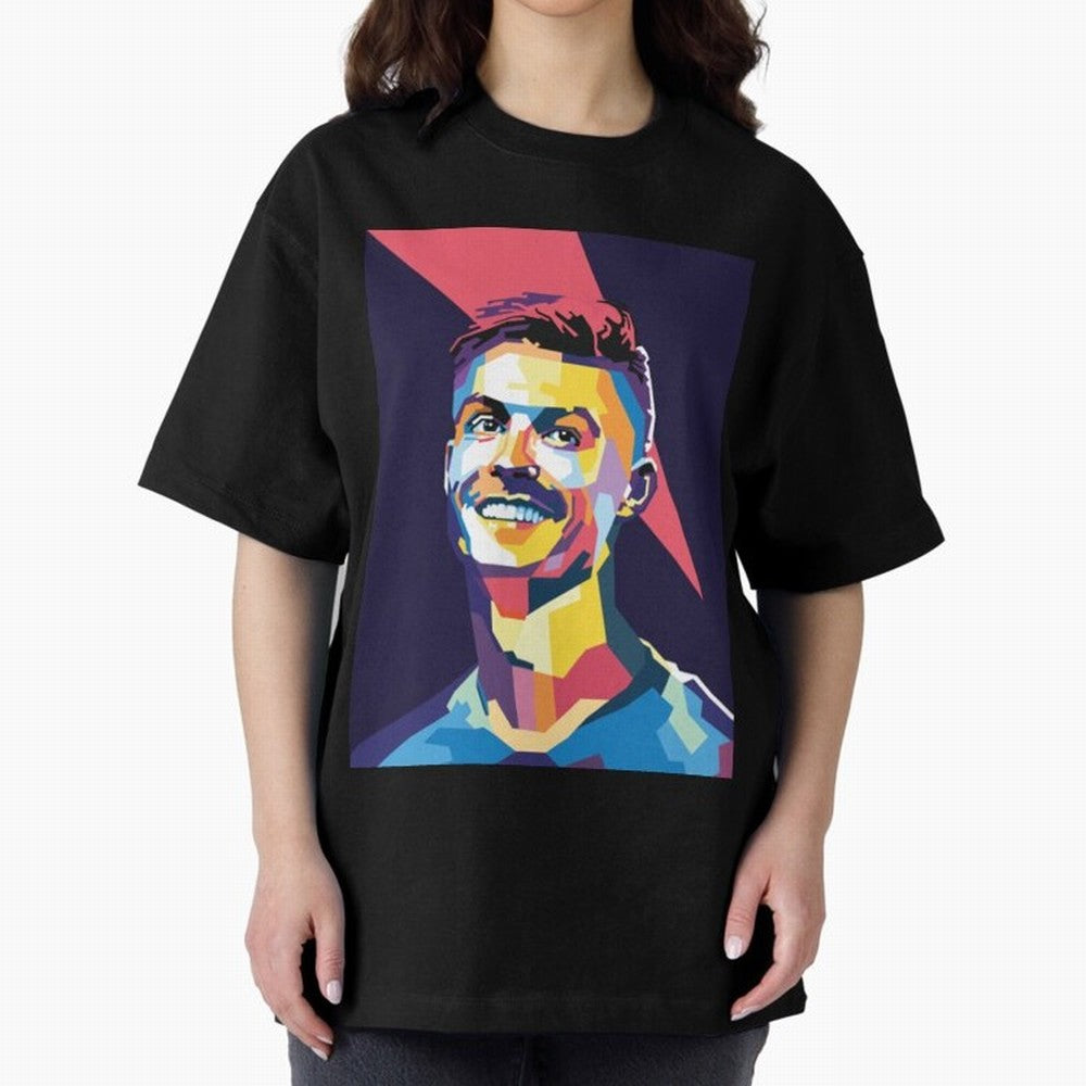 Cristiano Ronaldo Cristiano Ronaldo Oversized T-Shirt Support the FIFA World Cup 2026 USA Canada Mexico Journey through Cristiano Ronaldo Highlights, England, France and Netherlands Pride, Football Passion, Legendary Performances, Festival Vibes