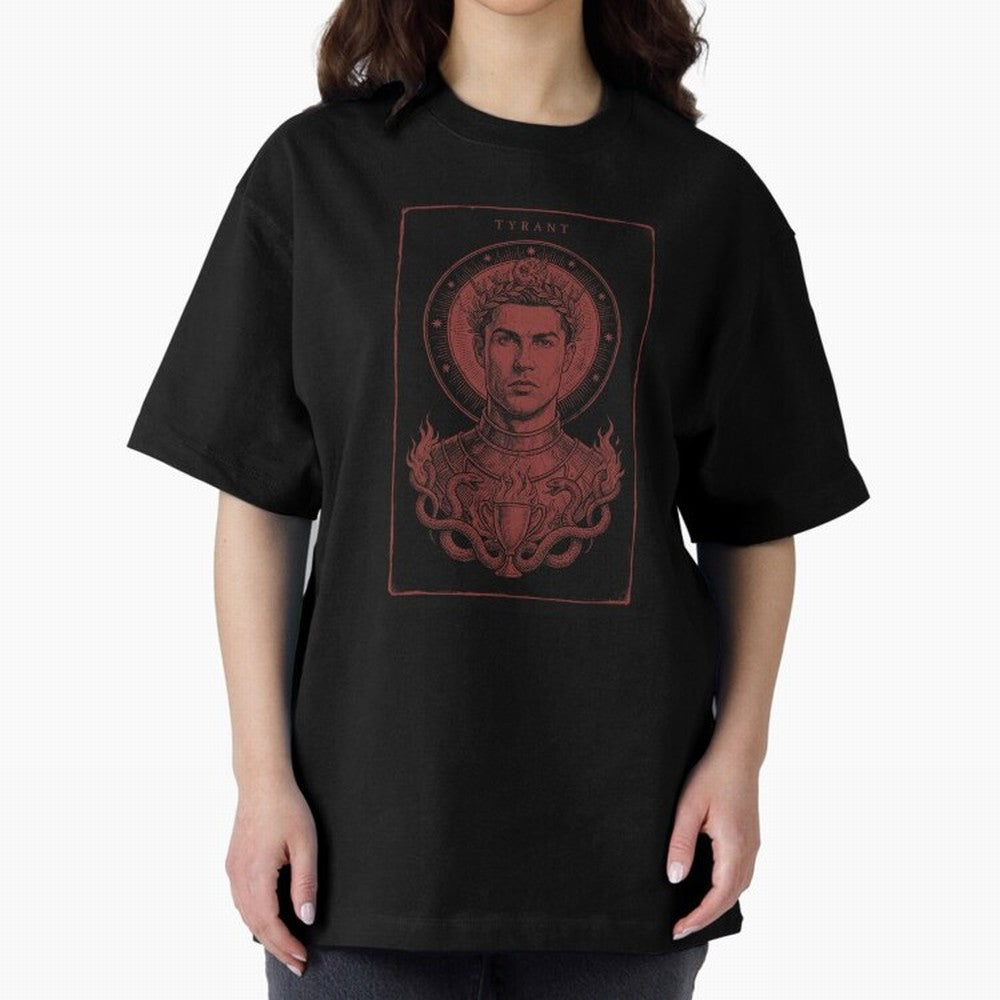 Ronaldo ¡ª The Relentless Ascendant Oversized T-Shirt Bring Global Tournament Vibes to FIFA World Cup 2026 Group Stage for Fans of Haaland and Spain, Bringing Classic Soccer Heritage, Championship Pressure, Fan Loyalty and International Pride;