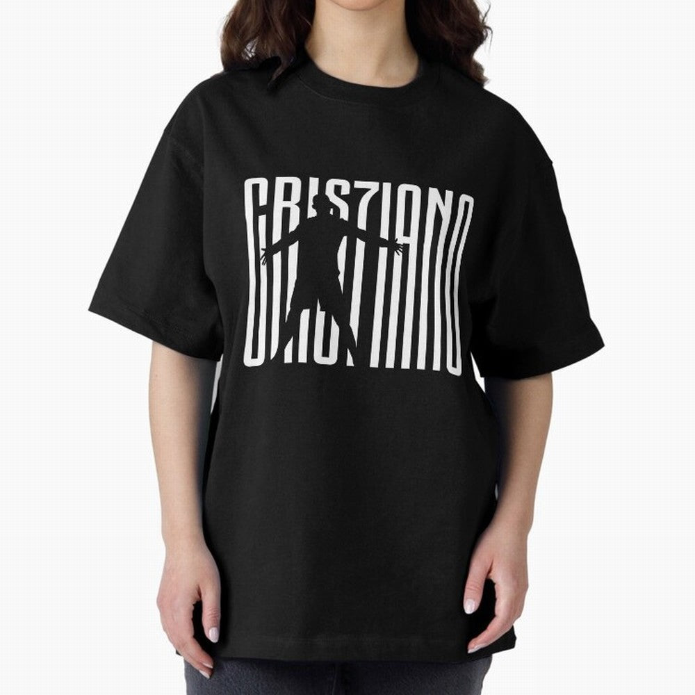 Cristiano Ronaldo Oversized T-Shirt Celebrate Classic Football Spirit in Global Football Passion for FIFA World Cup 2026 Group Stage, Connected to Messi, Neymar and Mbappe, Argentina and Brazil, Global Supporter Spirit, Legendary Goals, National