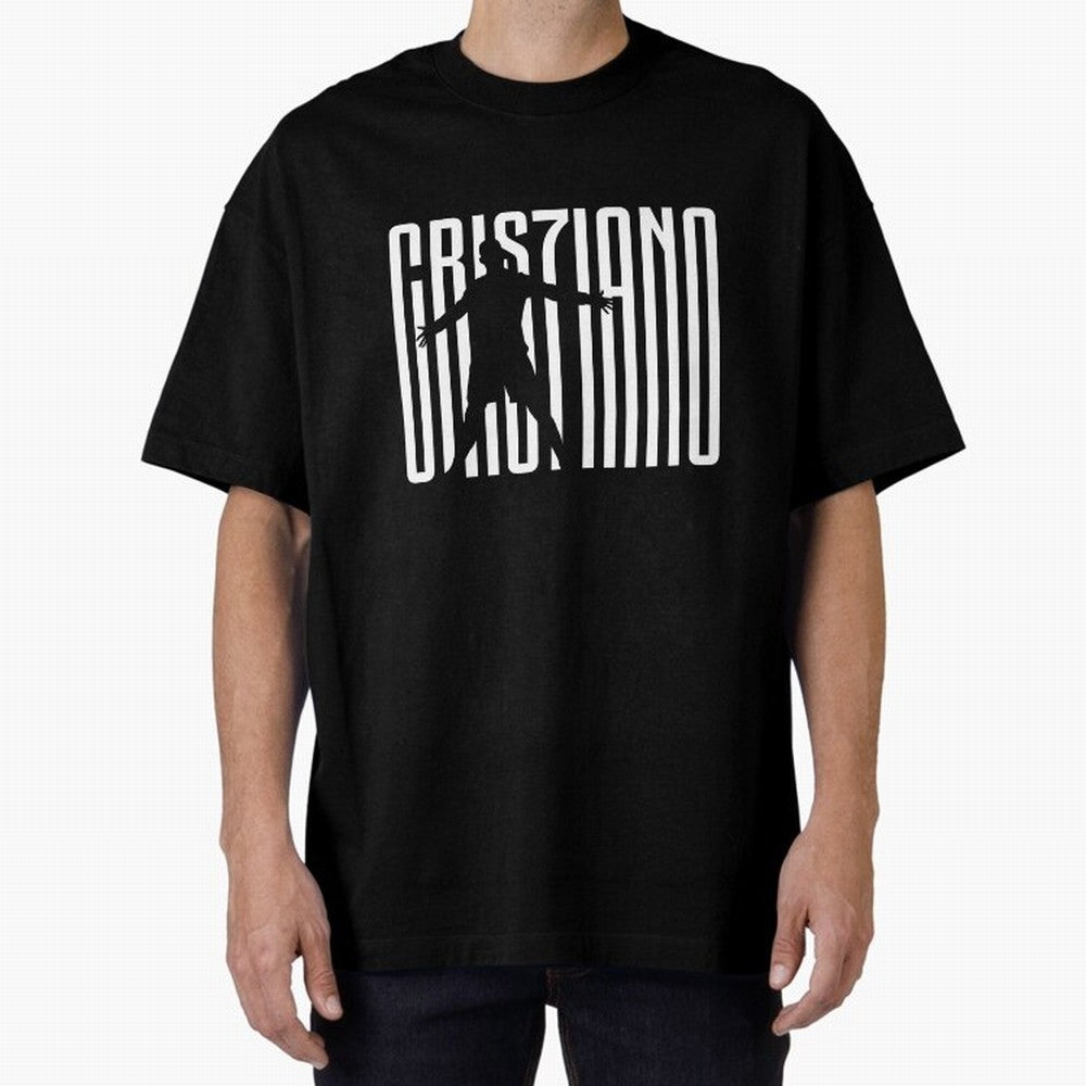 Cristiano Ronaldo Oversized T-Shirt Celebrate Classic Football Spirit in Global Football Passion for FIFA World Cup 2026 Group Stage, Connected to Messi, Neymar and Mbappe, Argentina and Brazil, Global Supporter Spirit, Legendary Goals, National