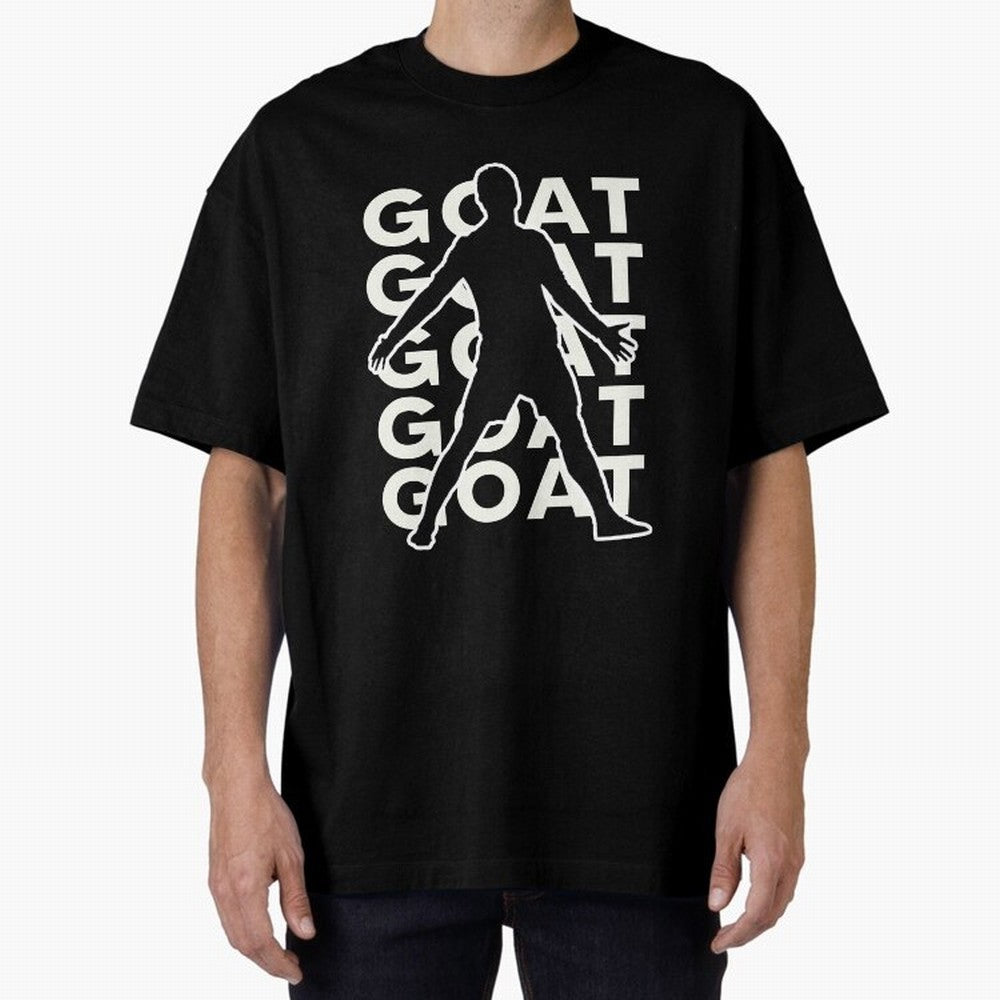 Cristiano Ronaldo the goat CR7 Oversized T-Shirt Bring Stadium Energy to Global Football Passion for FIFA World Cup 2026, with Haaland and Mbappe, Spain and Netherlands, Champion Mindset, Group Stage Buzz, Knockout Tension and Passionate Fan