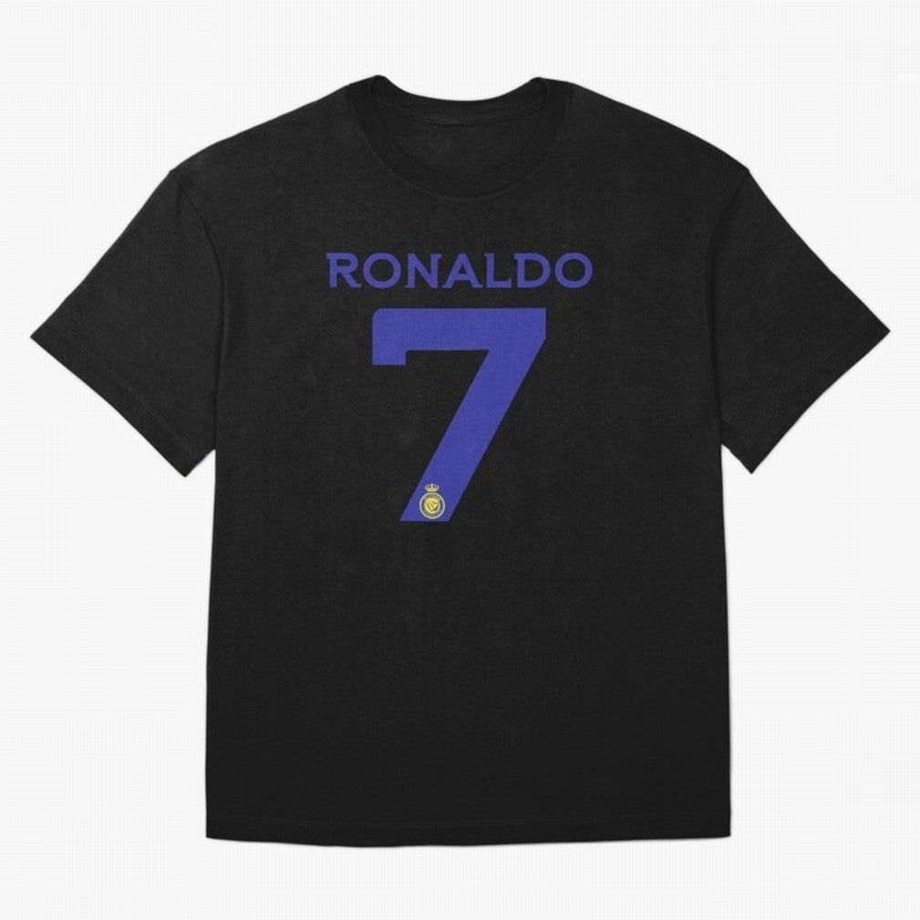 Ronaldo 7 Al-Nassr Football Club - Oversized T-Shirt Celebrate Football Heritage in FIFA World Cup 2026 Group Stage for Fans of Messi and Cristiano Ronaldo and Spain, Bringing Football Festival Excitement, Trophy Ambitions, Country Rivalries and