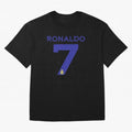 Ronaldo 7 Al-Nassr Football Club - Oversized T-Shirt Celebrate Football Heritage in FIFA World Cup 2026 Group Stage for Fans of Messi and Cristiano Ronaldo and Spain, Bringing Football Festival Excitement, Trophy Ambitions, Country Rivalries and