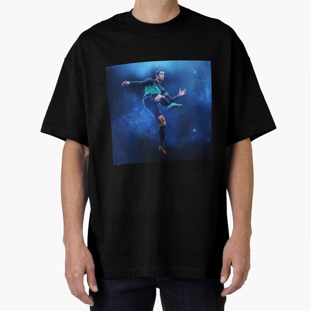 cristiano ronaldo #005 Oversized T-Shirt Create FIFA World Cup 2026 Group Stage for Fans of Haaland and Portugal, Spain and Germany, Bringing Championship Spirit, Famous Goals, Roaring Crowds and International Football Unity; Perfect for People Who