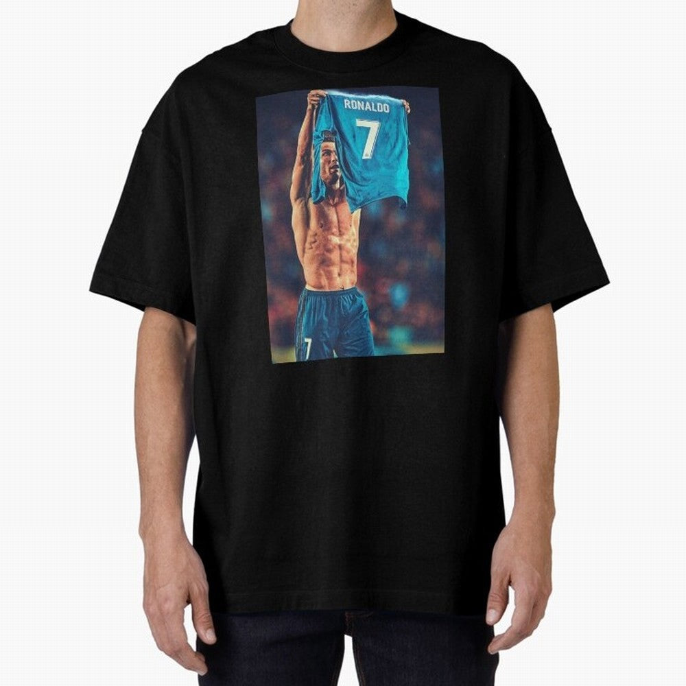 Cristiano Ronaldo Siu Goat,Ronaldo Gifts, Ronaldo Best Selling , Ronaldo Top Items Oversized T-Shirt Honor the Beautiful Game during FIFA World Cup 2026 USA Canada Mexico Spirit, Driven by France and Portugal, CR7, Vintage Soccer Flavor, Modern